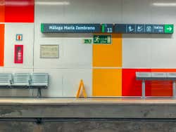 Estación del metro de Málaga