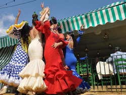Flamencas en la feria