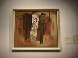 "Desarrollo en marrón", Kandinsky