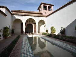 Patio interior de la Alcazaba