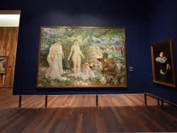 Pintura en el Museo de Málaga