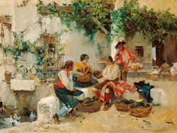 "Vendiendo melones" de Sorolla