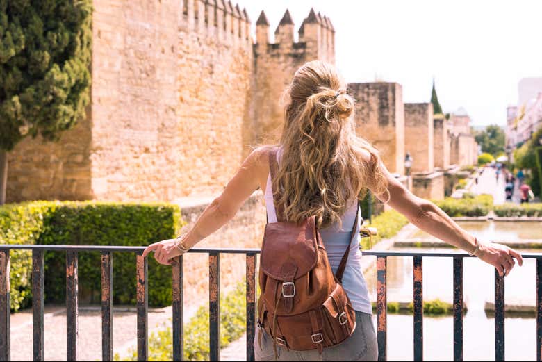 Una turista conociendo Córdoba